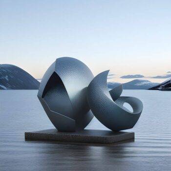 Patung Laut: Sebuah Desain Modern di Norwegia